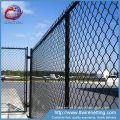 Wholesale black vinyl coated chain link fence for baseball fields